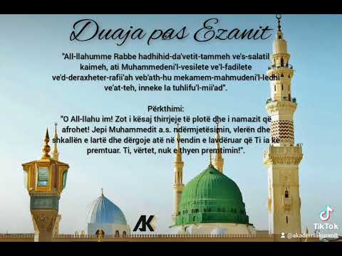 Duaja pas Ezanit | Ezani - Mevlan Kurtishi