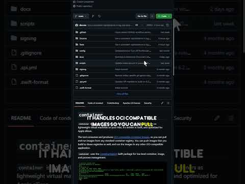 container: Run Linux containers natively on your Mac #GitHubTrending #github #devtools
