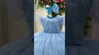 Vídeo de Vestido Menina Bonita Maju Azul Bebe