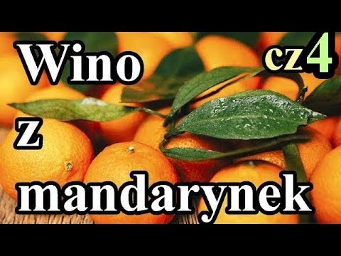 Wino z Mandarynek cz.4 - próba smakowa, pozbywanie się osadu.