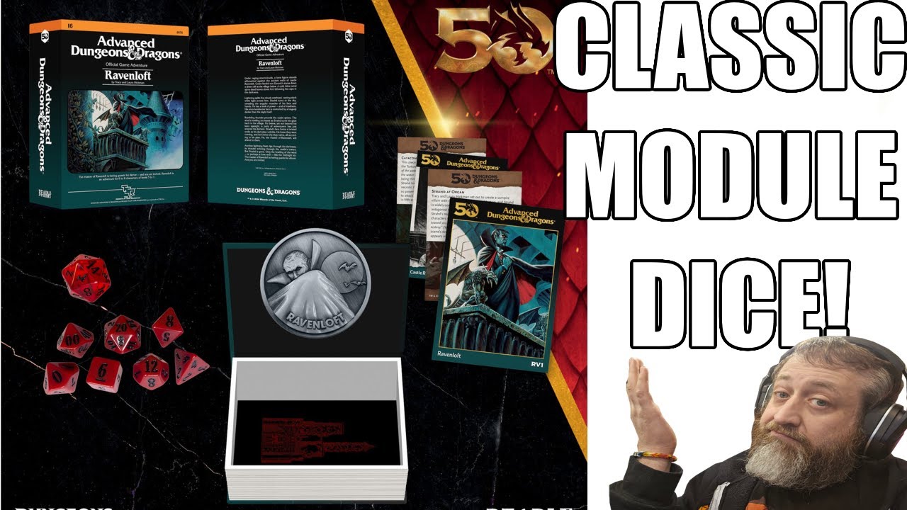 D&D Classic Module Dice | Nerd Immersion