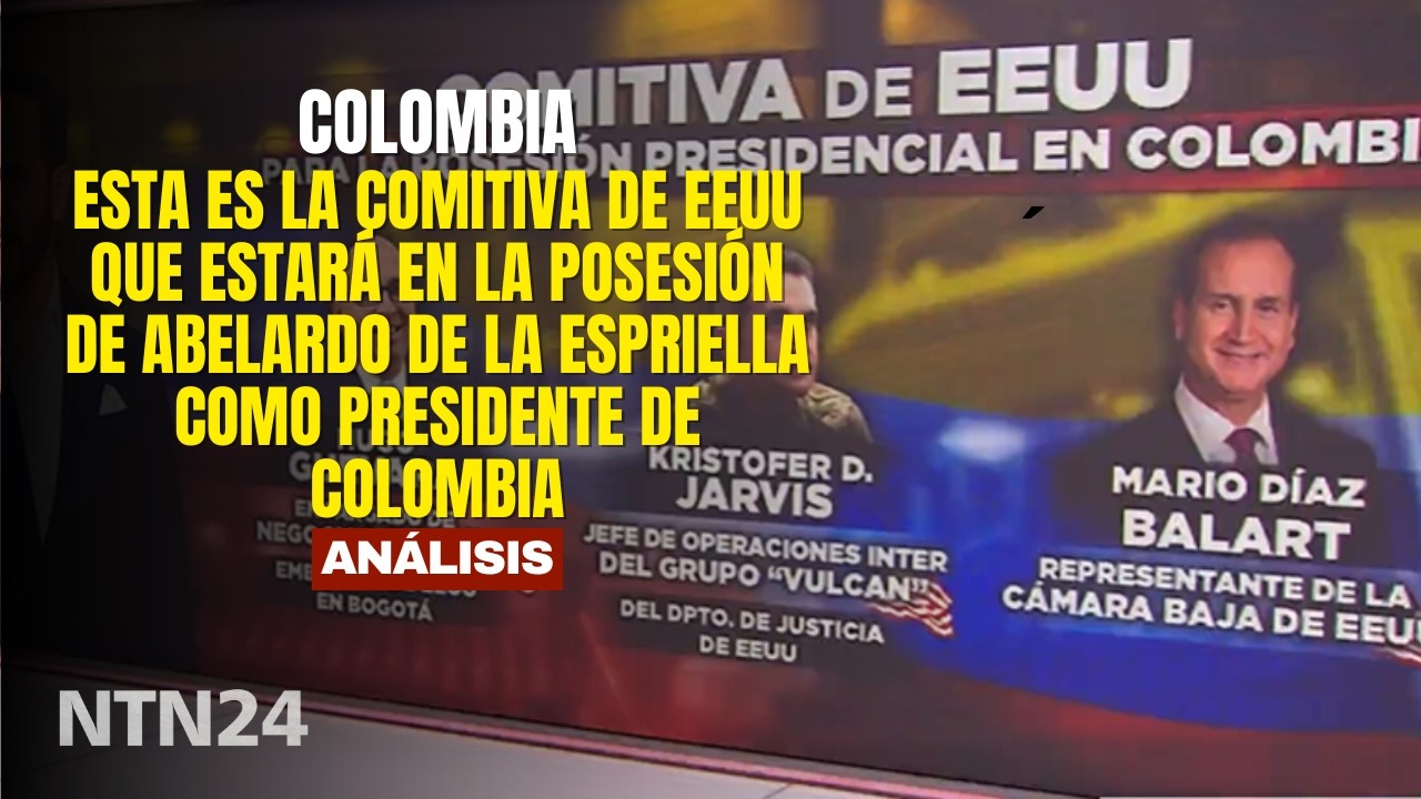 Miniatura HD: Esta es la comitiva de EEUU que estará en la posesión de Abelardo de la Espriella
