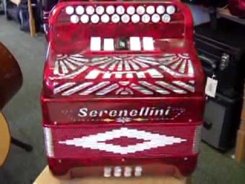 2nd Hand Serenellini 4 Voice B/C Melodeon @ Hobgoblin Music Birmingham