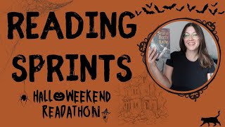 read with me for Halloweekend 🎃🦇 Reading Sprints