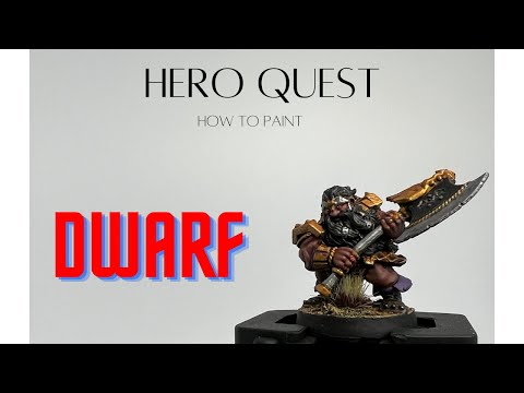 Episode 4: How to Paint the Dwarf from Hero Quest #HeroQuest