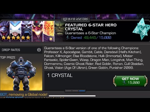 THREE Featured 6 Star Crystal Opening! CAN I AWAKEN APOCALYPSE?! Marvel Contest of Champions!