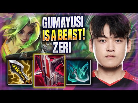 GUMAYUSI IS A BEAST WITH ZERI! - T1 Gumayusi Plays Zeri ADC vs Senna! | Season 2022