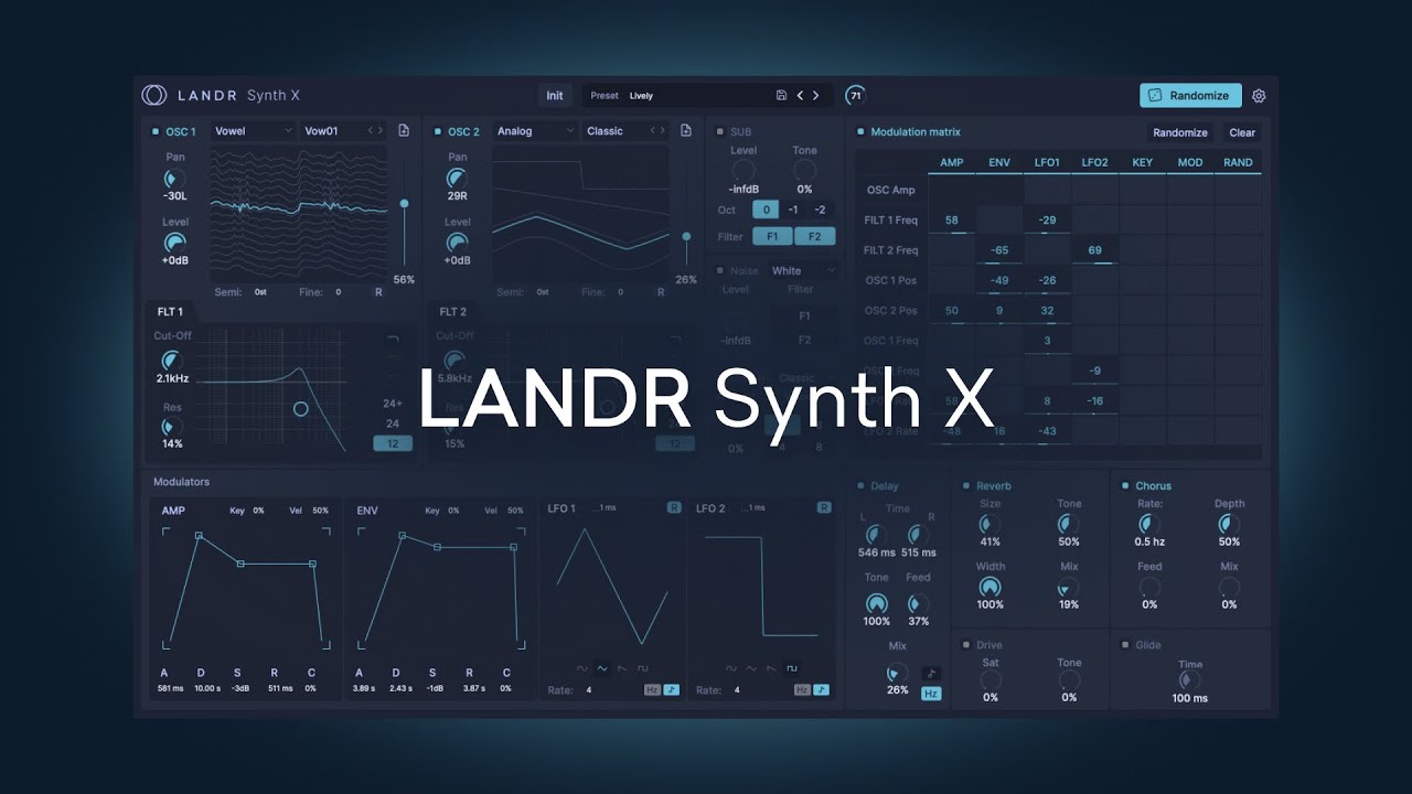 LANDR Synth X is an example of what's called wavetable synthesis. We'll offer a quick definition of this near the end of the article, but this video will also give you an idea of why it's so powerful.