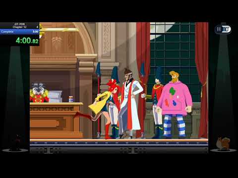 Ghost Trick: Phantom Detective Remastered Chaper 12 in 5:28.68 || Glitchless Speedrun PS5