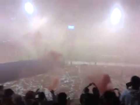 "Gurkas el mejor recibimiento 2014" Barra: Gurkas &bull; Club: Jorge Wilstermann