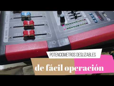 Consola Mixer para audio SoundXtreme potenciada Electrónica Dancis