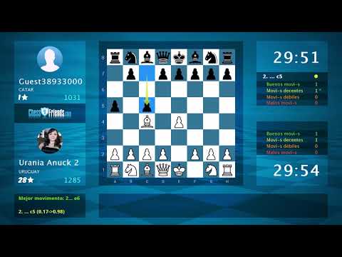 Chess Game Analysis: Urania Anuck 2 - Guest38933000 : 1-0 (By ChessFriends.com)