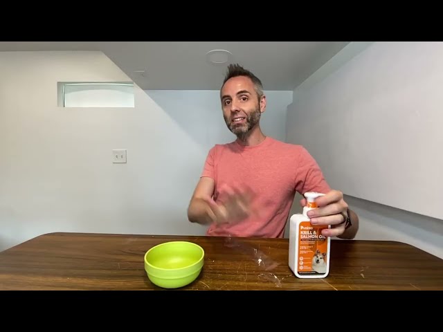 Best Krill and Salmon Oil for Pets - close-up view