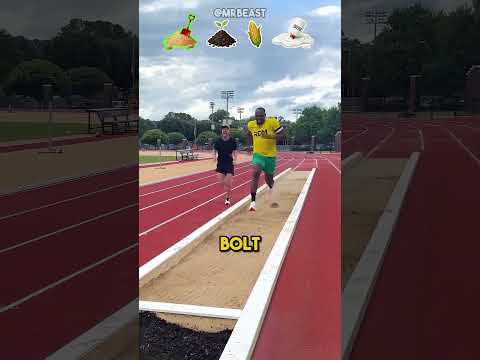 MrBeast a tenté de battre Usain Bolt comme ça