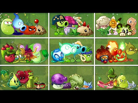 Team LASER Vs 08 Team Plant - Which Team Plant Strongest？- PvZ 2 Team 04 Plant