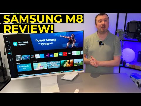 A 4K Monitor PACKED with Features! Samsung M8 Review!