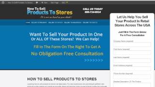 How To Sell Products To Stores - We Can Help!