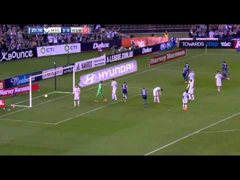 Melbourne Victory vs Western Sydney Wanderers 4-1 Goals & Highlights 2014