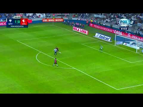 Gol de Rogelio Funes Mori | Monterrey 2 - 0 Atlas | Apertura 2018 - Jornada 17 | LIGA Bancomer MX