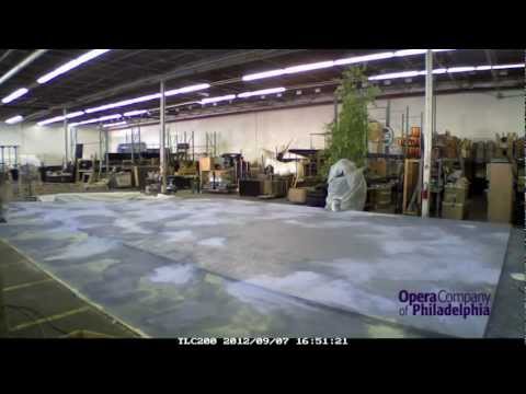 La Boheme Canvas Timelapse - Opera Company of Philadelphia