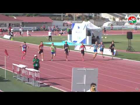 100m [M], FINALE, srebrni  Toma Batistić - Prvenstvo Balkana za mlađe juniore i juniorke 2023