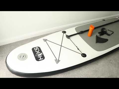 Unboxing of a HIKS paddle board.