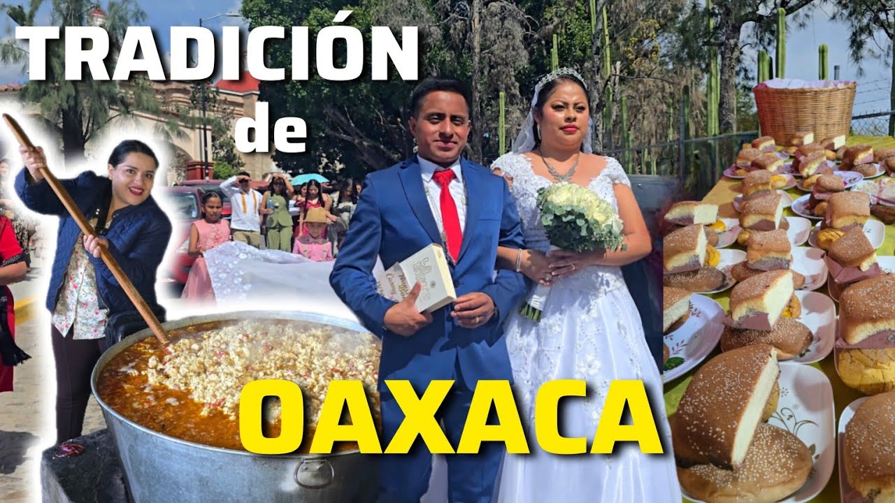 ASÍ de INCREIBLE es una BODA TRADICIONAL en OAXACA MÉXICO. Mucha Comida BAILE DEL METATE