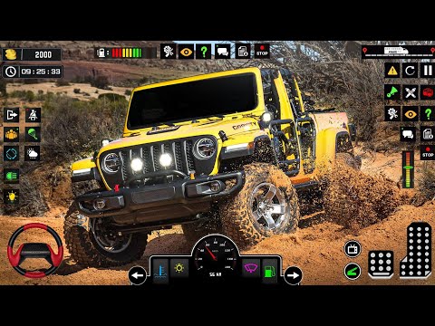 Extreme Jeep Off-road Driving and 4x4 Pickup Truck mountain Simulator - Android Gameplay