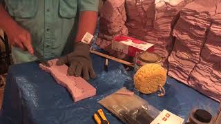 How I Created My Faux Rock Wall Aquarium Background