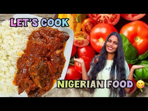 Nigeria’s most famous Rice and Stew // Tomato based curry // Full recipe 🍛
