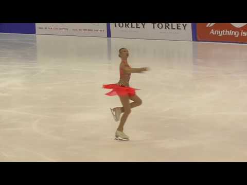 Lindsay van Zundert NED - Junior Ladies Free - Santa Claus Cup 05 12 2019