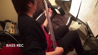 スタジオレコーディング初日：「Goldentime」楽器レコーディングの様子 okamu 沢水友彦 今井ひであき RYOTA