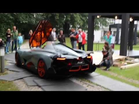Lamborghini Egoista running & revving