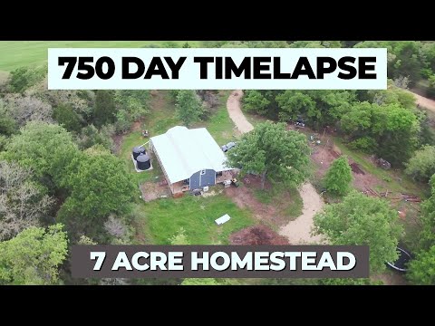 750 Day Homestead Build in 17 minutes {Timelapse}