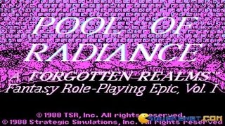 Pool of Radiance gameplay (PC Game, 1988)