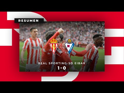 Resumen del Real Sporting-SD Eibar (1-0)