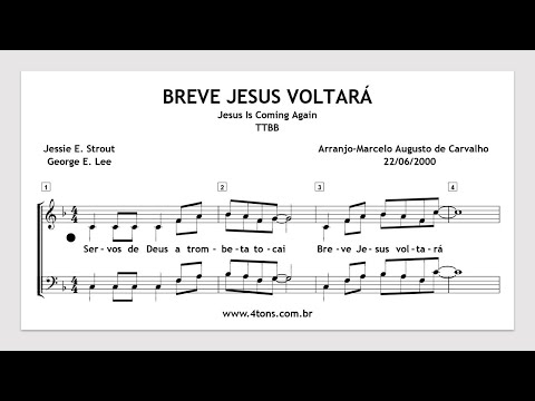 TTBB 0071 00 PREFIXO 6  BREVE JESUS VOLTARÁ QUARTETO MIDI