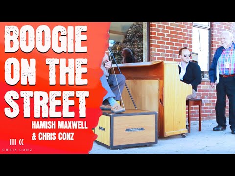 STREET PIANO (BOOGIE WOOGIE) with Chris Conz & Hamish Maxwell