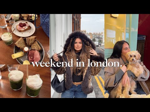WEEKEND IN LONDON WITH ME & CINZIA | Best Matcha of my Life, Exploring Marylebone & Carbone!