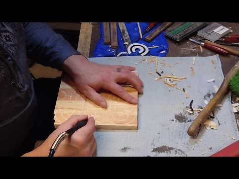 Woodcarving Hannunvaakuna II - ASMR