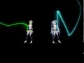 [MMD] Bad Apple!! - Append Miku & Gumi 