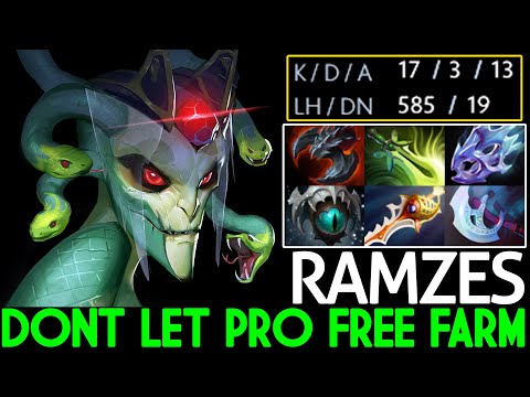 RAMZES [Medusa] Dont Let Pro Free Farming Hard Carry Raid Boss Dota 2