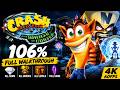 Crash Bandicoot The Wrath Of Cortex 106 FULL Walkthrough Gameplay All Gems Ending