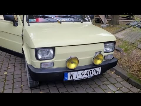 Artur z WWL Polonez Team i jego Maluch - Fiat 126p / Milanówek