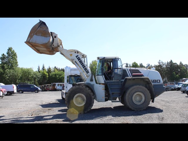 744870 Liebherr 580 Wheel loader 12127 h -2011 incl. bucket