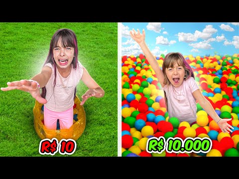 PISCINA DE BOLINHAS DE R$100, R$1000 E R$10000! - Desafio