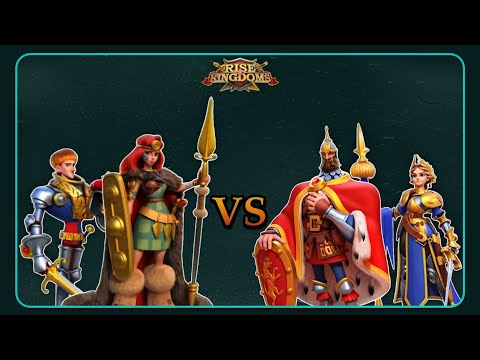 Boudica/Henry VS Nevsky/Joan of Arc - Rise of Kingdoms