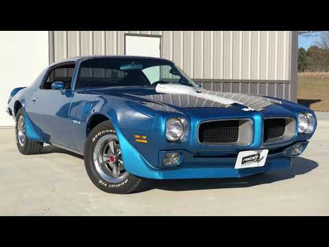 1971 Trans AM, 455 HO - 4 Speed, AC, Lucerne Blue  Stock #1102