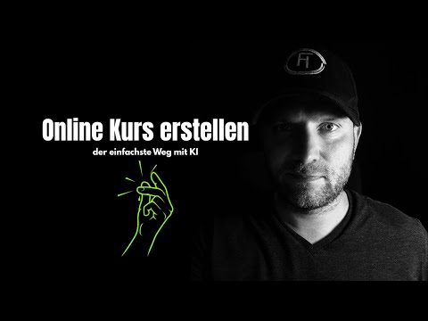 Online Kurs Mit Ki Erstellen - der einfachste Weg