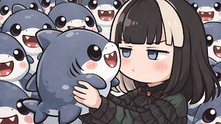 大迫力サメツアーに参加したらでんは【儒烏風亭らでん切り抜き】 #regloss　#儒烏風亭らでん　#一条莉々華　#aiイラスト　＃生成動画AI